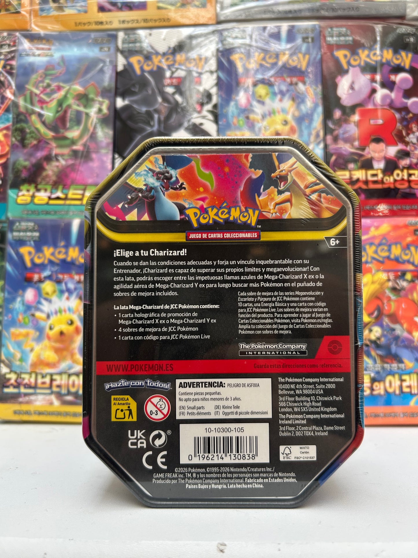 Latas Pokemon Charizard ESP