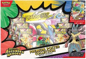Colección Con Poster Premium Mega Lucario/Gardevoir Español (10 Sobres)